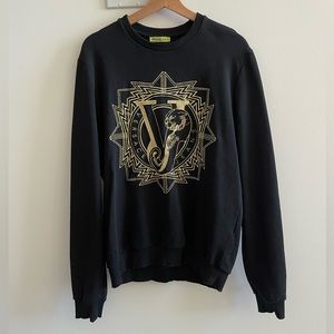 [Versace Jeans] Mens Pullover Sweatshirt | Black | M